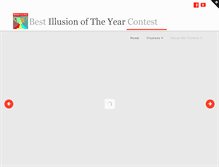 Tablet Screenshot of illusionoftheyear.com